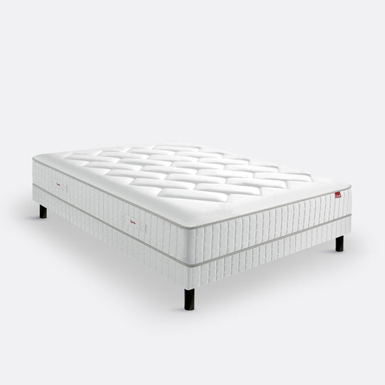 Matelas EPEDA ressorts ensachés, soutien soutien ferme, accueil confort moelleux, accueil cocooning, 140x190cm