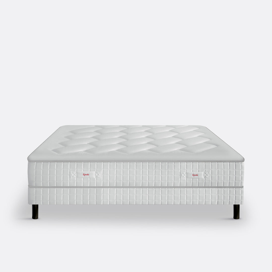 Matelas EPEDA ressorts ensachés, soutien soutien ferme, accueil confort moelleux, accueil cocooning, 160x200cm