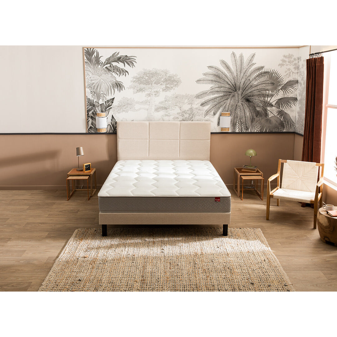 Matelas EPEDA Destination 580 ressorts ensachés, soutien ferme, accueil équilibré, 140x190cm