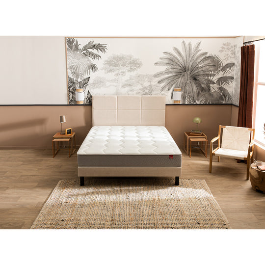 Matelas EPEDA Destination 580 ressorts ensachés, soutien ferme, accueil équilibré, 140x190cm