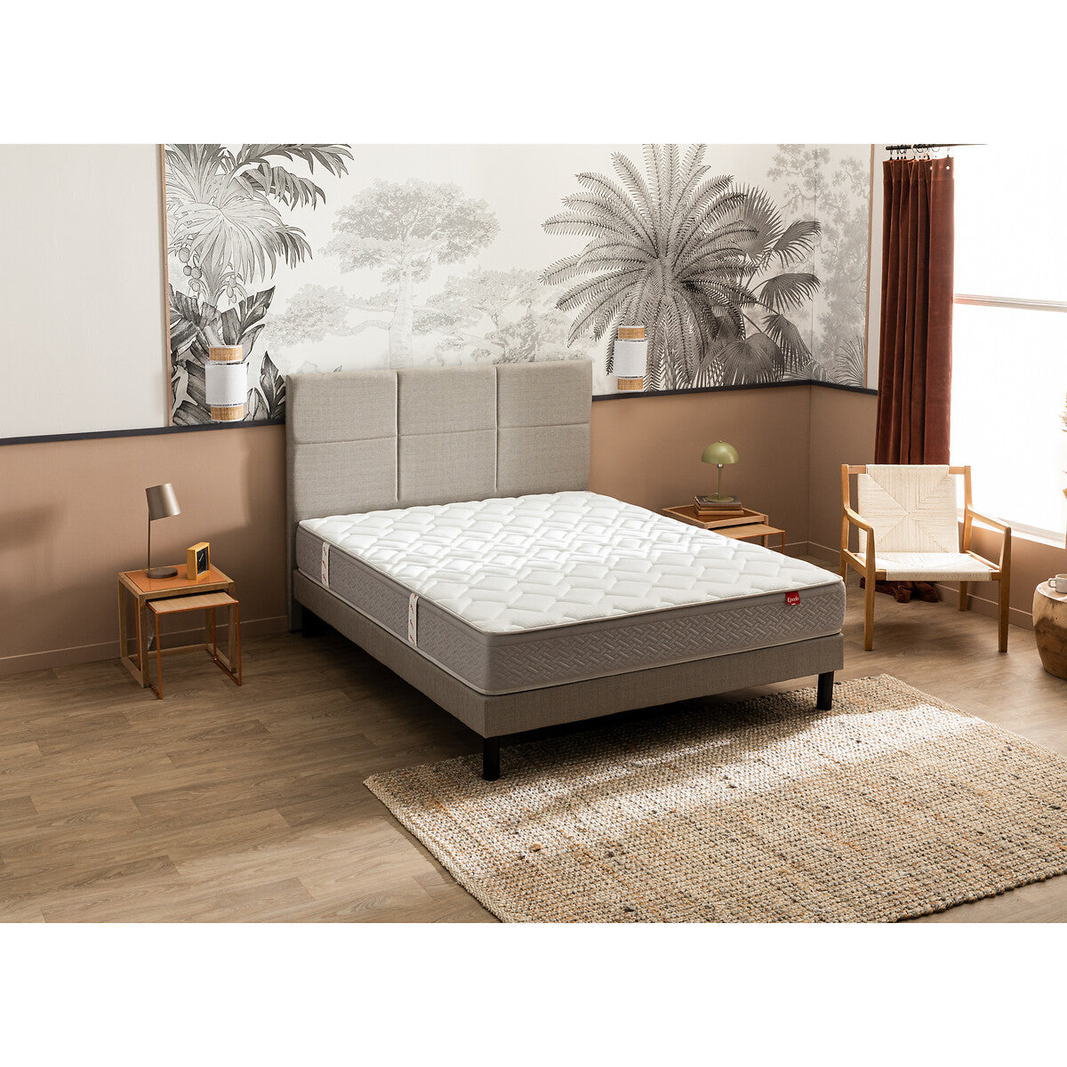 Matelas EPEDA 620 ressorts ensachés, soutien très ferme, accueil ferme, 180x200cm