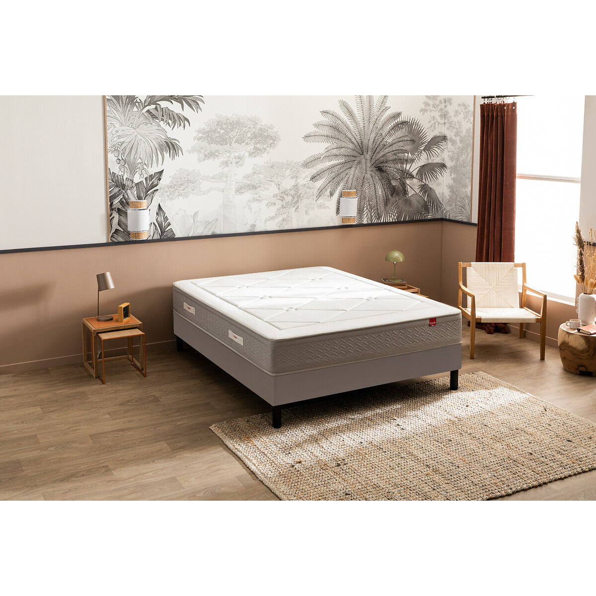 Matelas EPEDA L'Échappée ressorts, soutien ferme, 160x200cm