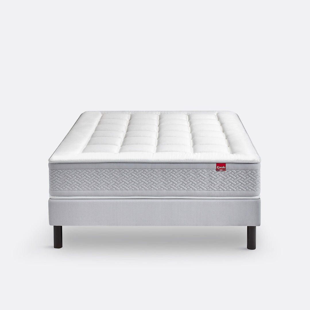 Matelas EPEDA 800 ressorts ensachés, soutien équilibré, accueil moelleux, 120x190cm