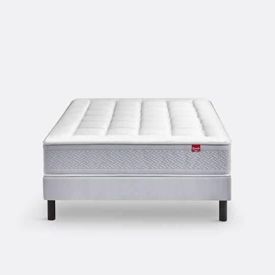 Matelas EPEDA 800 ressorts ensachés, soutien équilibré, accueil moelleux, 120x190cm