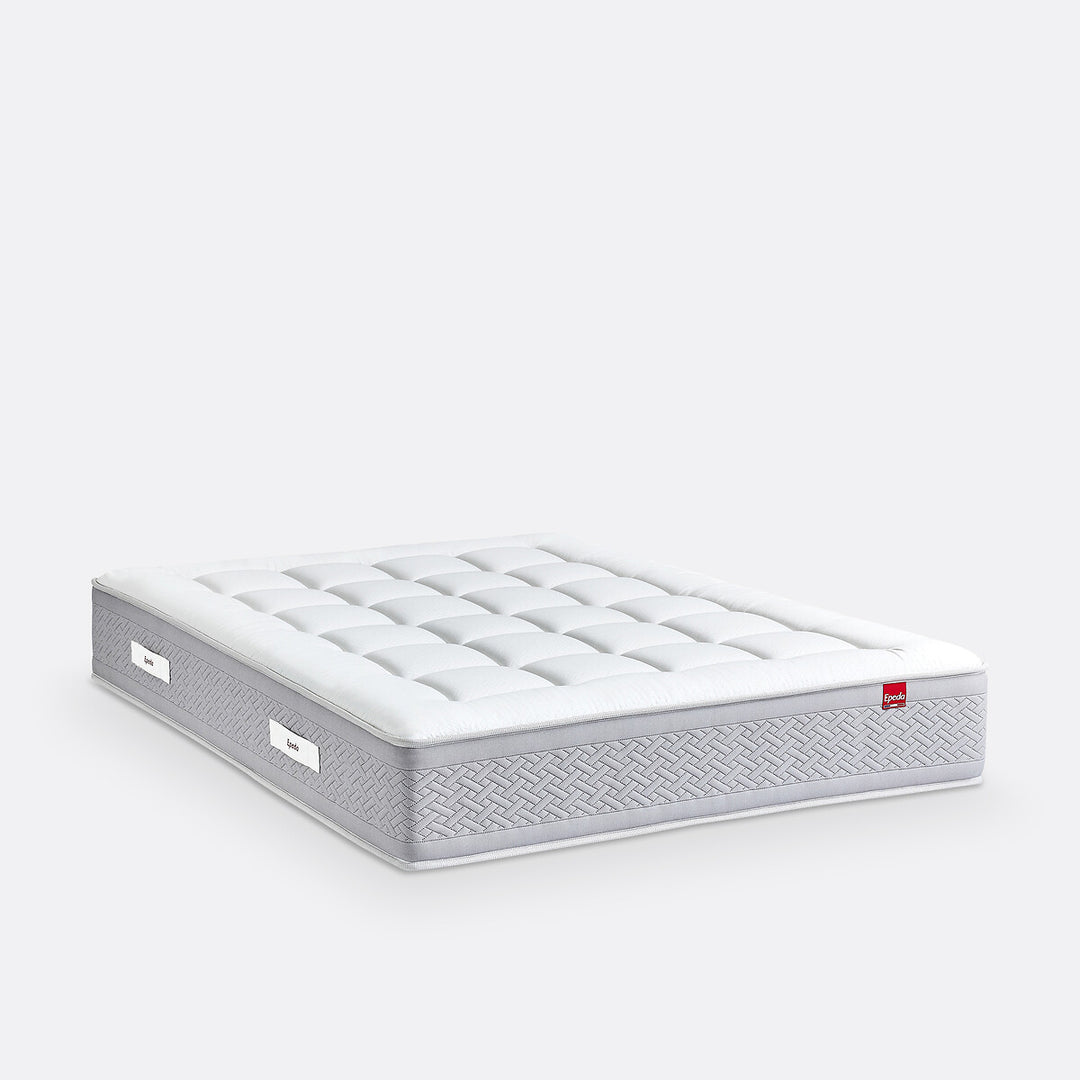 Matelas EPEDA 800 ressorts ensachés, soutien équilibré, accueil moelleux, 120x190cm