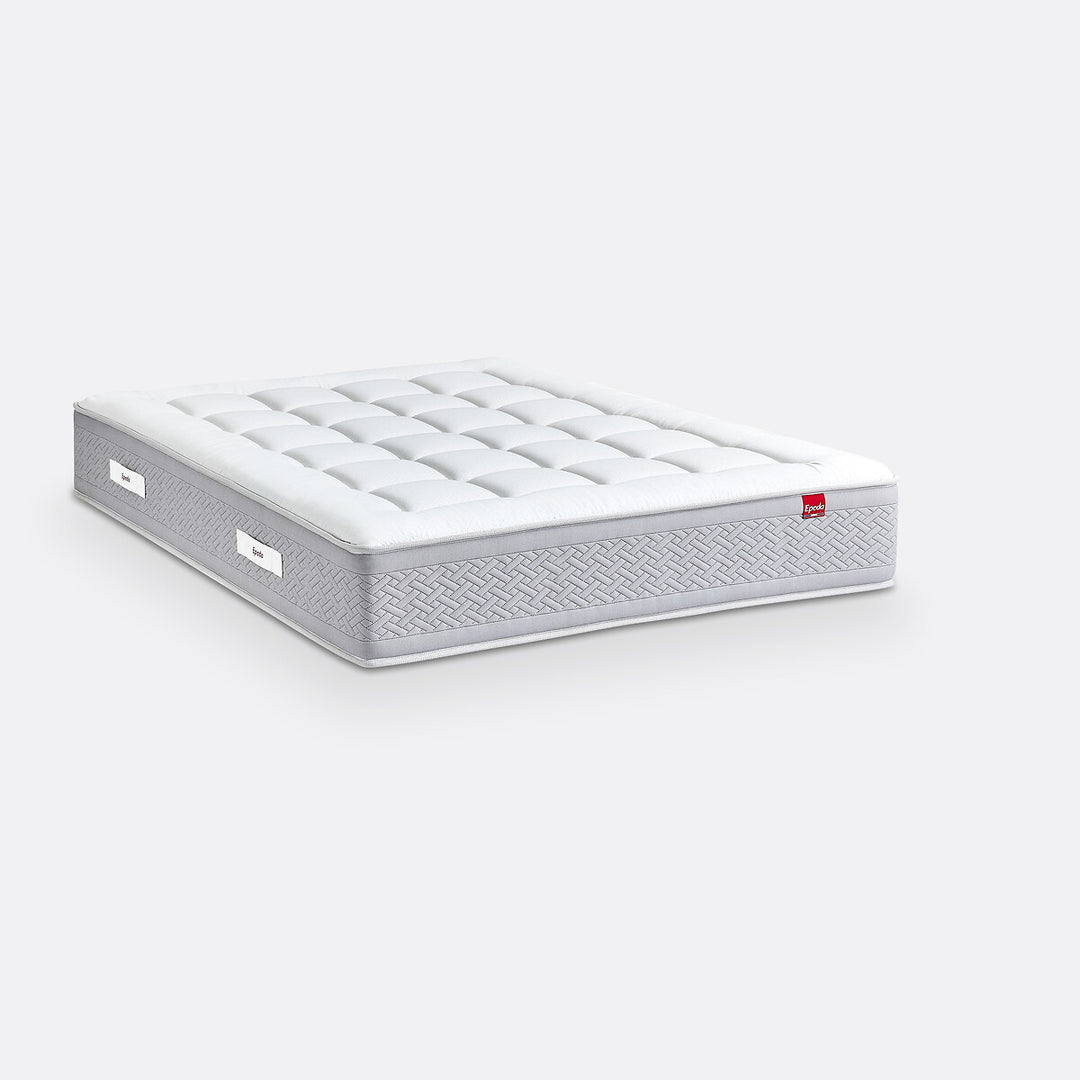 Matelas EPEDA 800 ressorts ensachés, soutien équilibré, accueil moelleux, 120x190cm