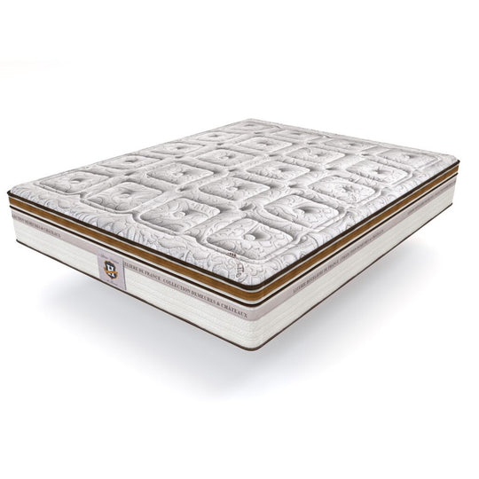 Matelas hybride LITERIE HOTELIERE DE FRANCE Renaissance 160x200cm avec surmatelas intégré