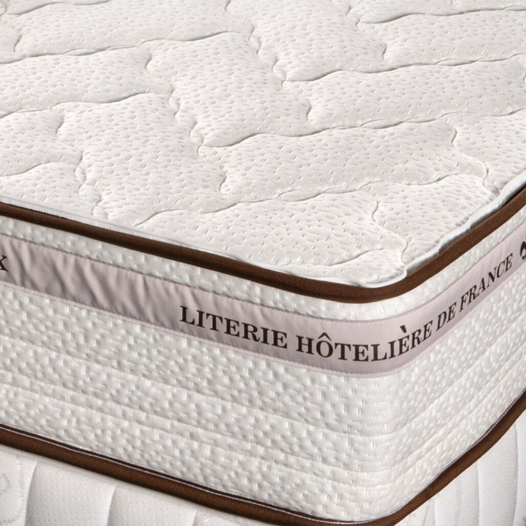 Matelas hybride LITERIE HOTELIERE DE FRANCE Renaissance 160x200cm avec surmatelas intégré