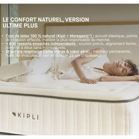 Matelas KIPLI Hybride Ultime 160x200cm