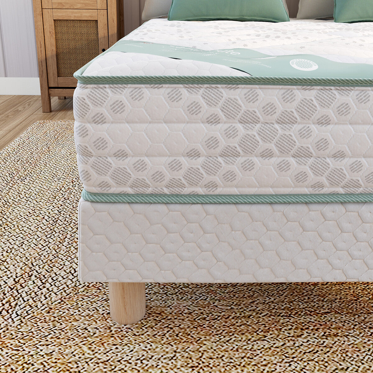 Matelas LA REDOUTE Dos sensible latex, soutien très ferme, accueil tonique, 160x200cm