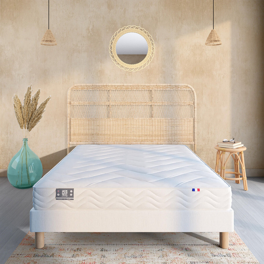 Matelas LA REDOUTE Origine latex végétal, soutien ferme, accueil ferme, 160x200cm