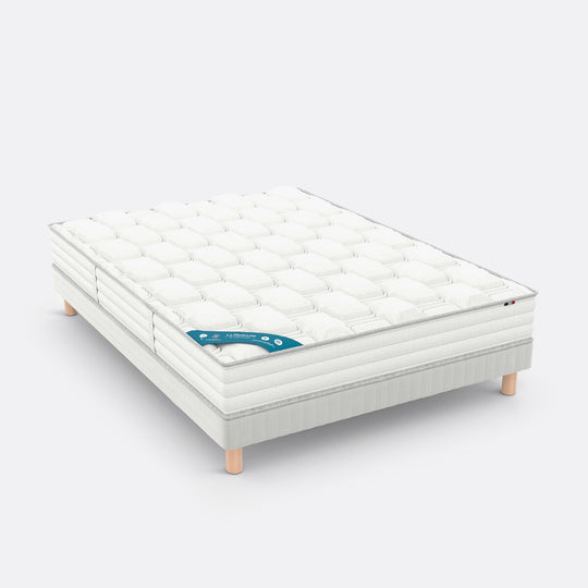 Matelas LA REDOUTE 580 ressorts ensachés, soutien ferme, accueil enveloppant, 120x190cm
