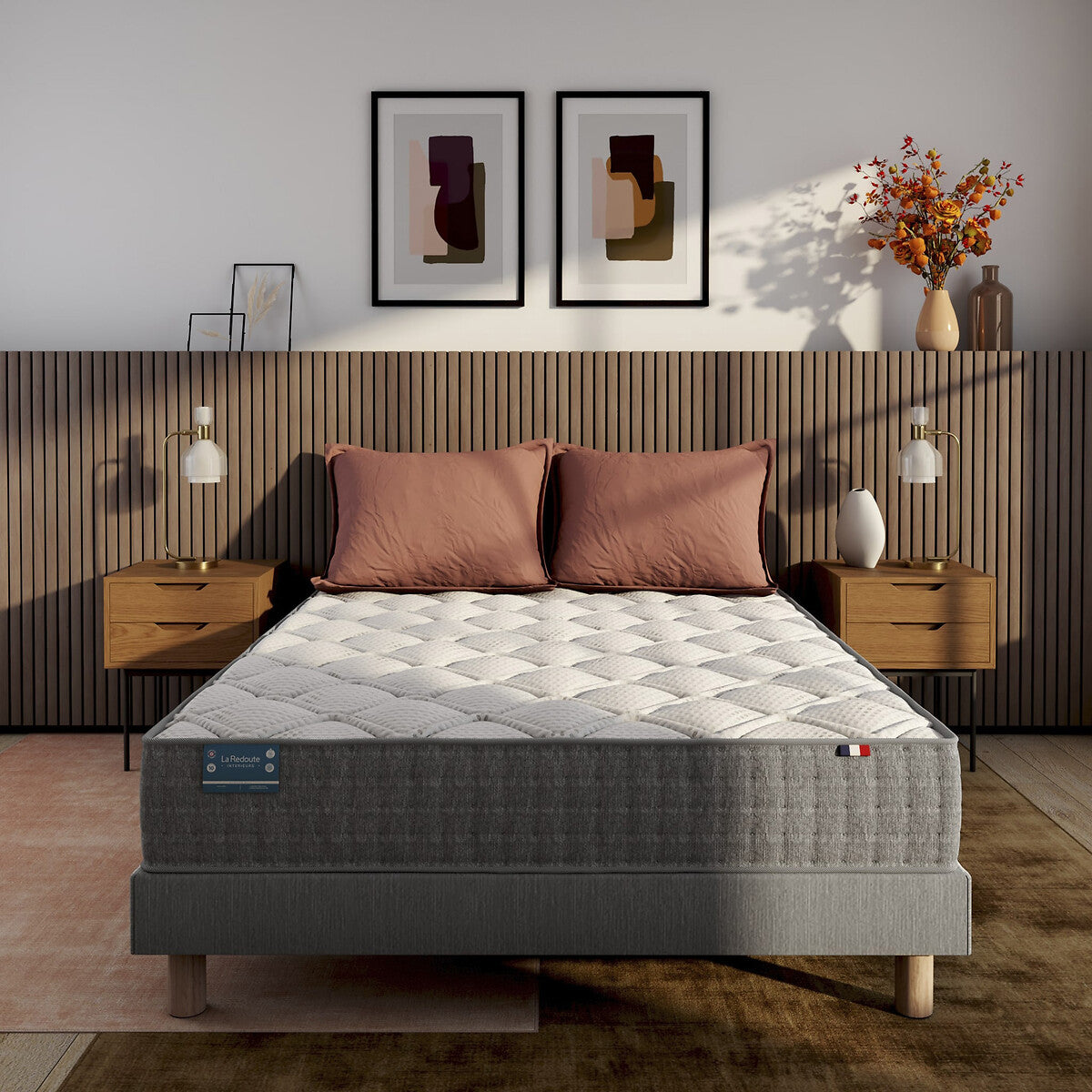 Matelas LA REDOUTE latex, soutien très ferme, accueil tonique, 160x200cm