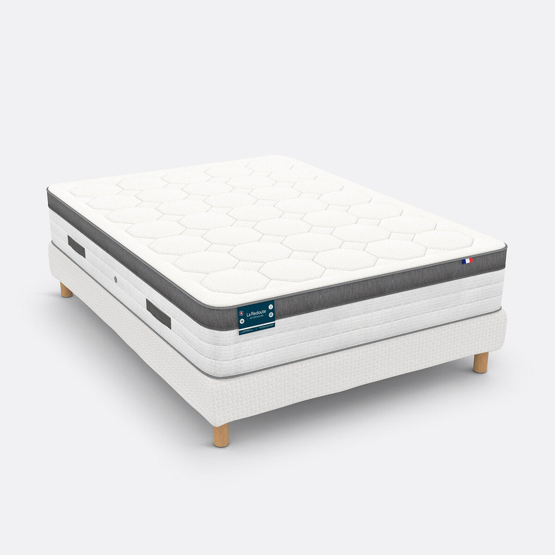 Matelas LA REDOUTE Premium 1134 ressorts ensachés, soutien ferme, accueil enveloppant, 140x190cm