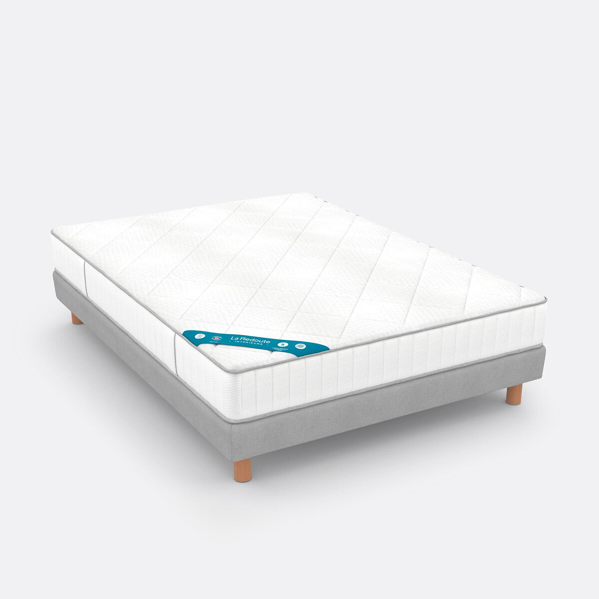 Matelas LA REDOUTE latex, soutien très ferme, accueil tonique, 160x200cm