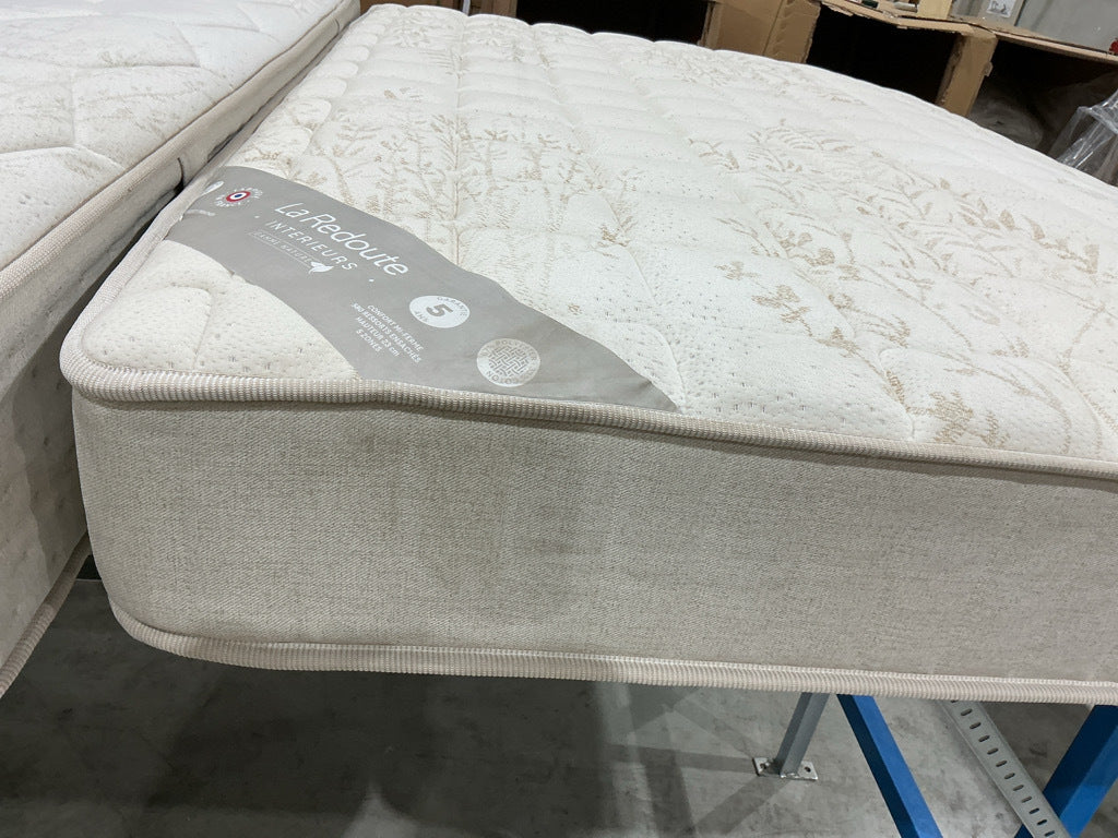 Matelas LA REDOUTE Origine 580 ressorts ensachés, soutien mi-ferme, accueil moelleux, 140x190cm