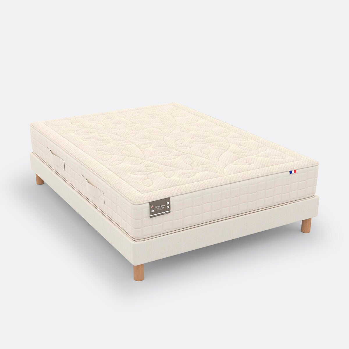 Matelas LA REDOUTE Premium latex végétal, soutien mi-ferme, accueil moelleux, 140x190cm