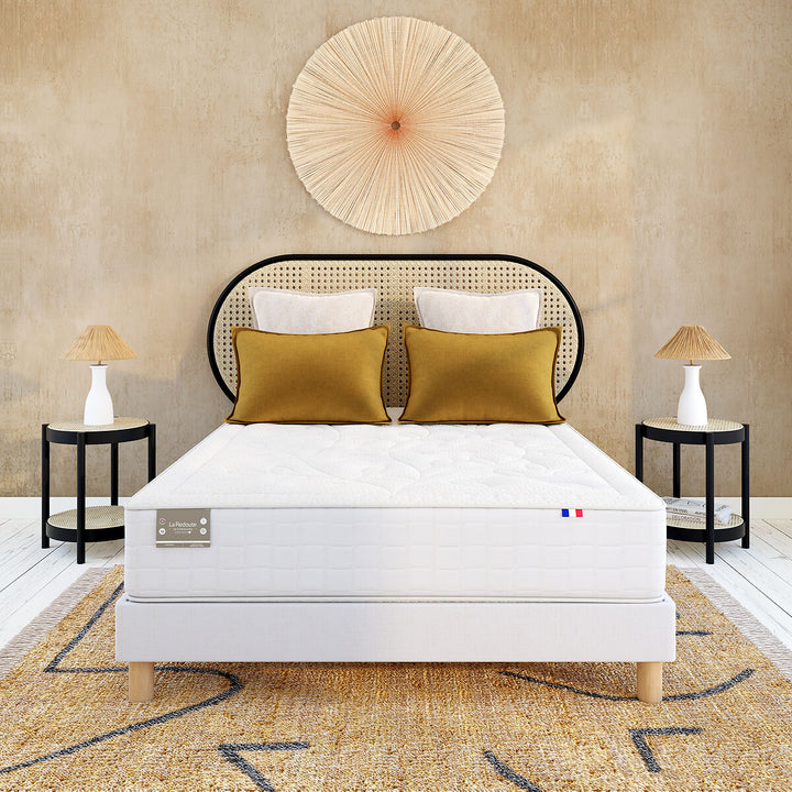 Matelas LA REDOUTE Premium latex végétal, soutien mi-ferme, accueil mœlleux, 180x200cm