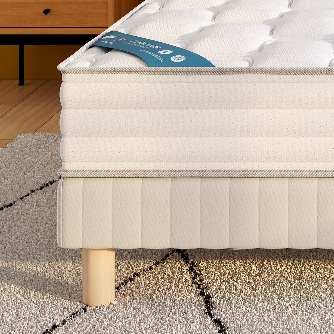 Matelas LA REDOUTE 580 ressorts ensachés, soutien ferme, accueil enveloppant, 160x200cm