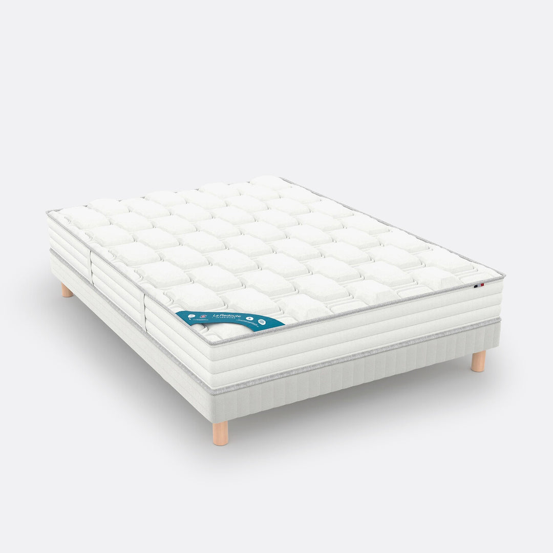 Matelas LA REDOUTE 580 ressorts ensachés, soutien ferme, accueil enveloppant, 160x200cm