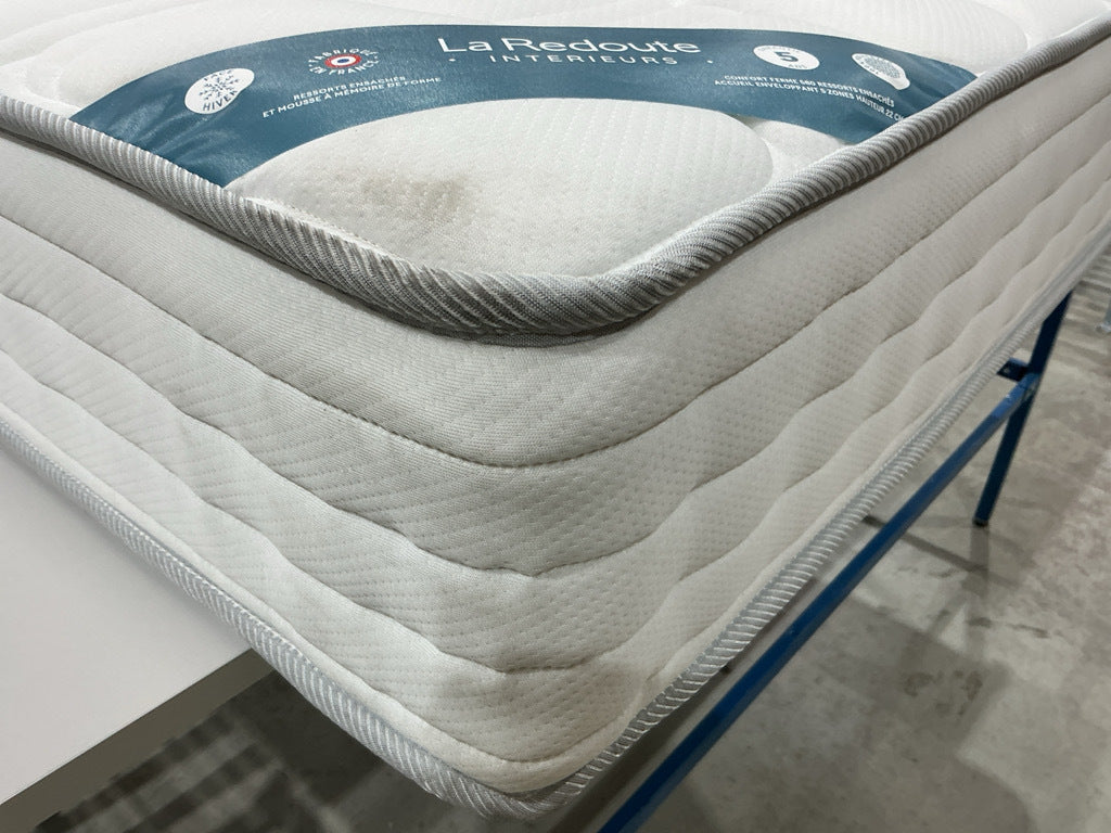 Matelas LA REDOUTE 580 ressorts ensachés, soutien ferme, accueil enveloppant, 160x200cm