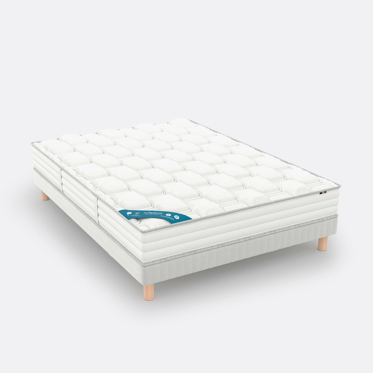 Matelas LA REDOUTE 580 ressorts ensachés, soutien ferme, accueil enveloppant, 160x200cm