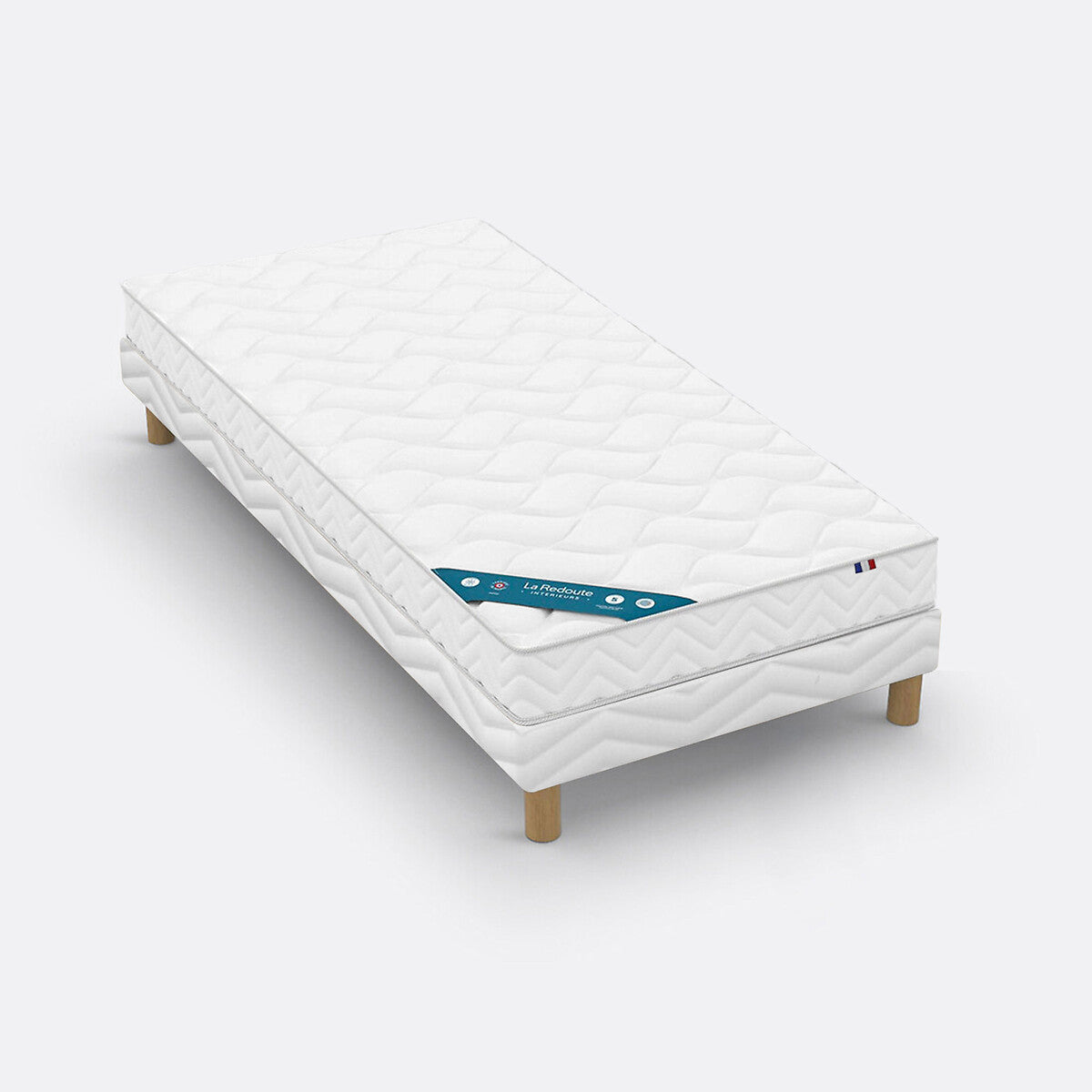 Matelas LA REDOUTE mousse, soutien très ferme, accueil moelleux, 140x190cm