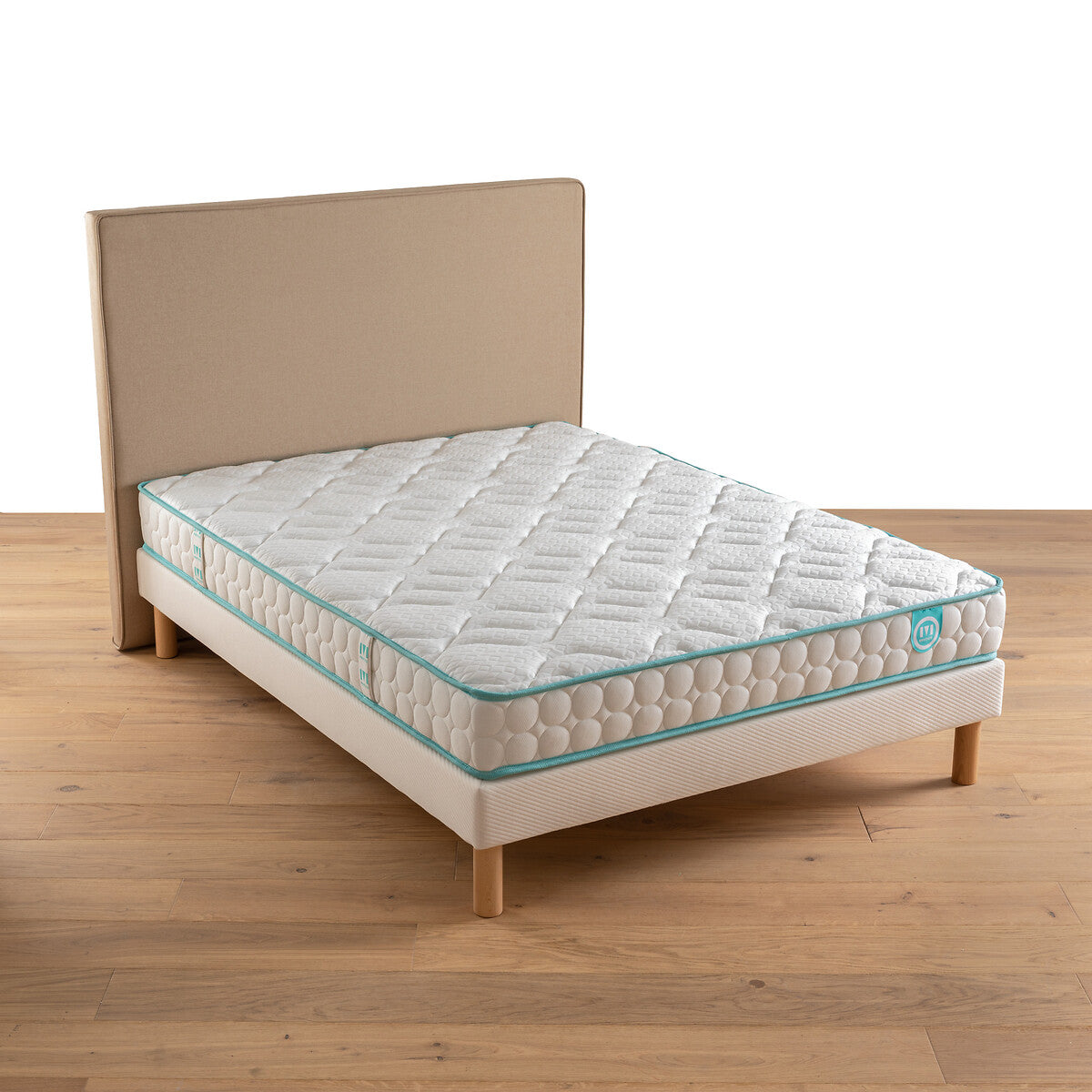 Matelas MERINOS latex, soutien ferme, accueil mousse d'accueil + 250gr/m2 fibres de polyester, 180x200cm