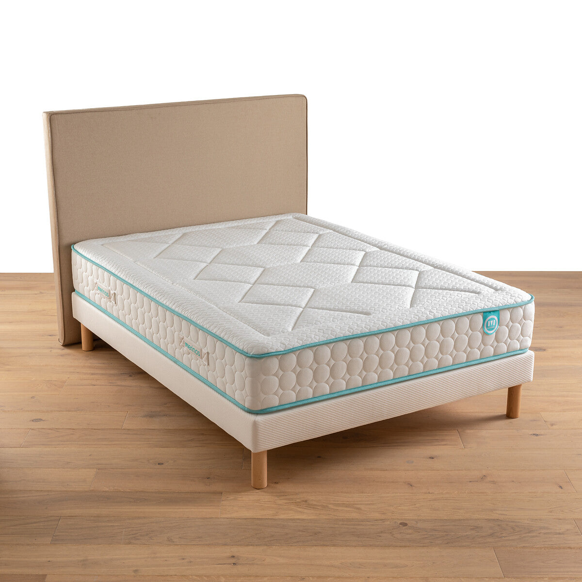 Matelas MERINOS LE TOUT MOELLEUX ressorts ensachés, soutien ferme, accueil enveloppant, 90x200cm