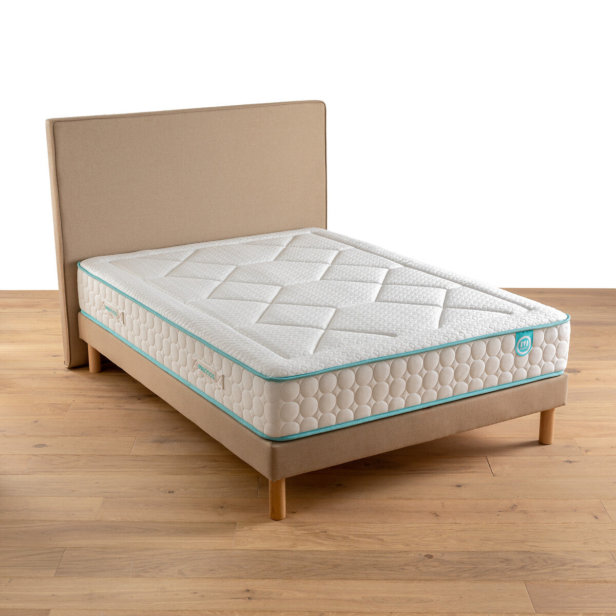 Matelas MERINOS LE TOUT MOELLEUX ressorts ensachés, soutien ferme, accueil enveloppant, 90x200cm