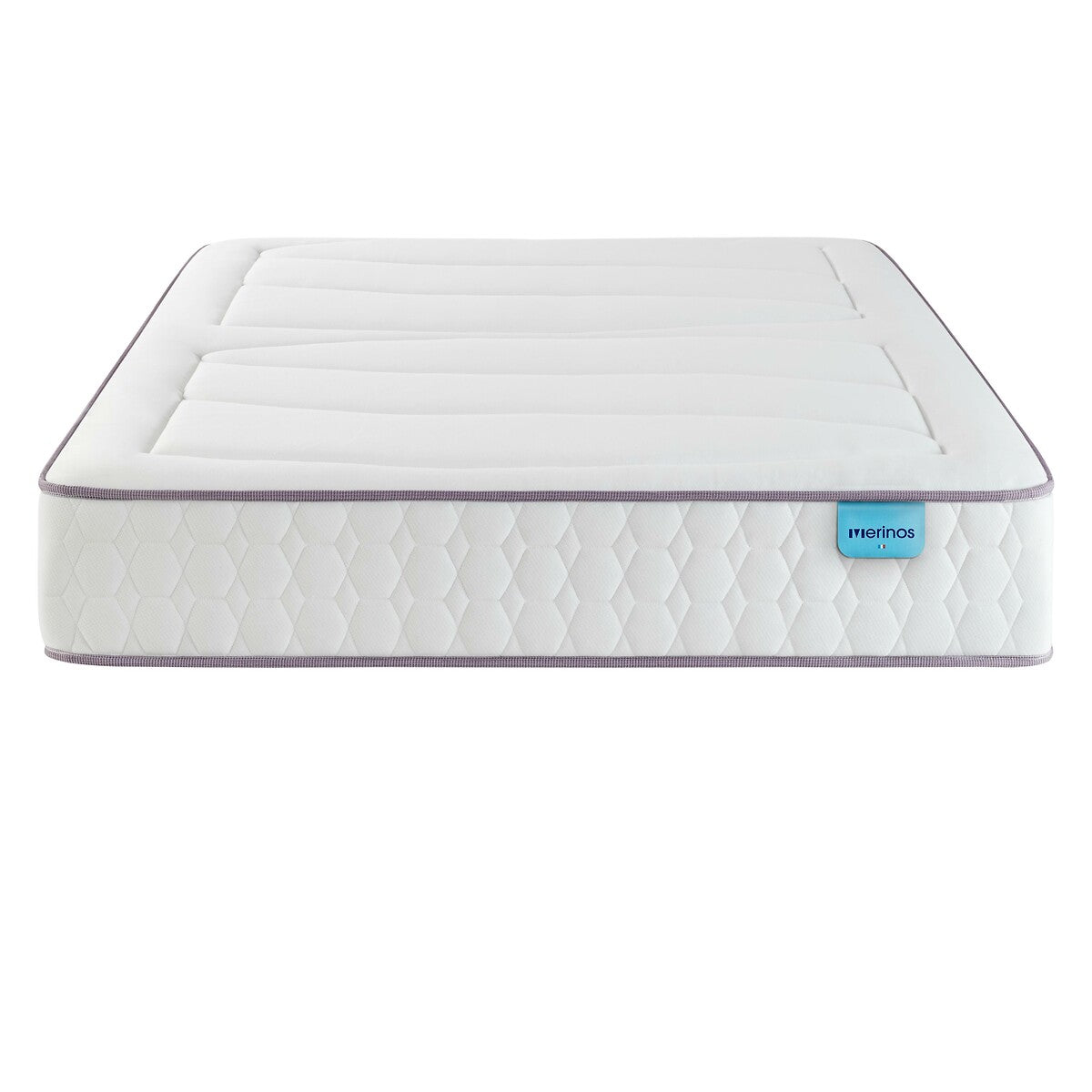 Matelas MERINOS 580 ressorts ensachés, soutien ferme, accueil moelleux, 160x200cm