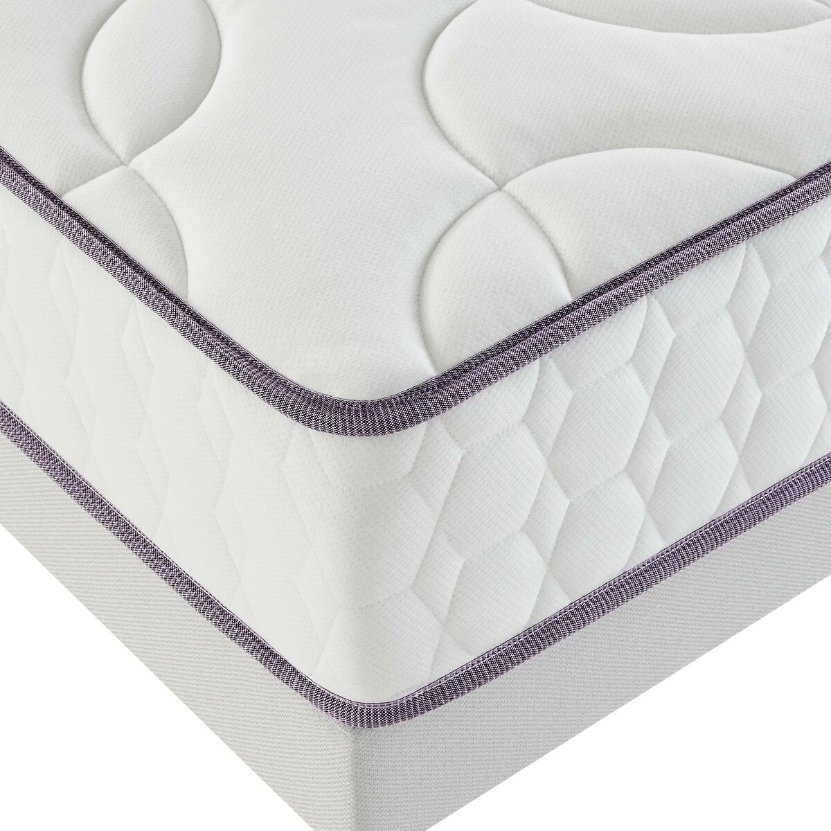 Matelas MERINOS 580 ressorts ensachés, soutien ferme, accueil moelleux, 160x200cm