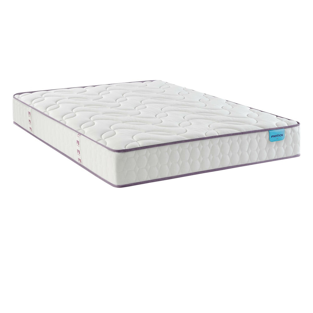 Matelas MERINOS 580 ressorts ensachés, soutien ferme, accueil moelleux, 160x200cm
