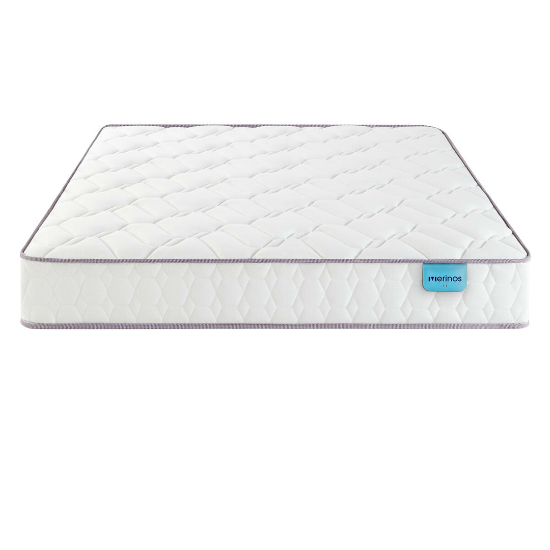 Matelas MERINOS Morning Routine 560 ressorts ensachés, soutien ferme, accueil tonique, 140x200cm