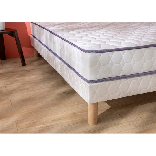Matelas MERINOS ressorts, soutien ferme, accueil moelleux, 160x200cm