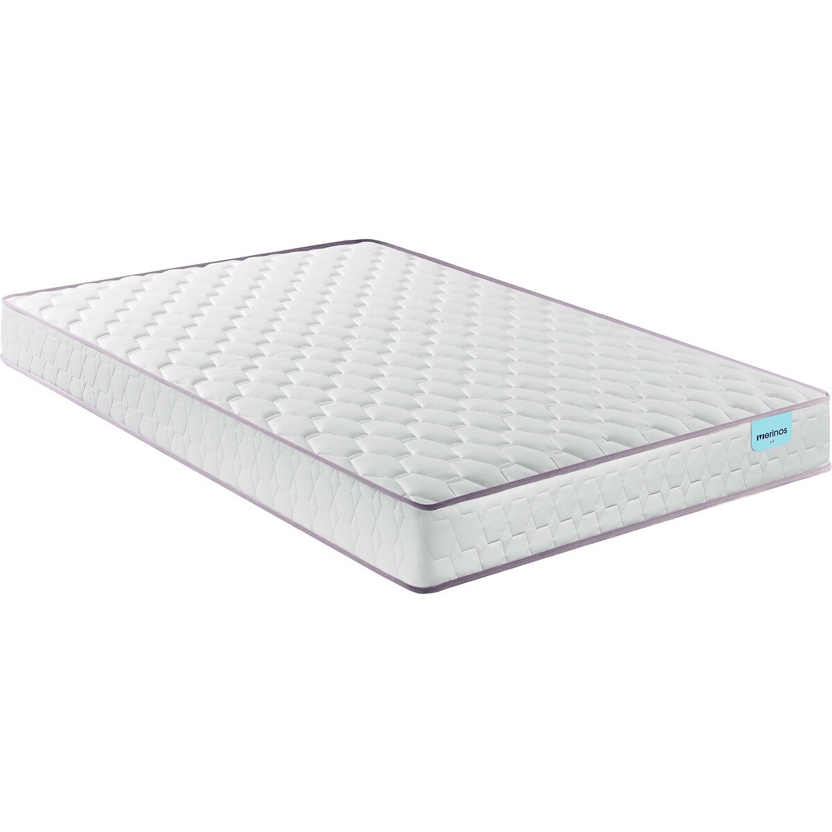 Matelas MERINOS ressorts, soutien ferme, accueil moelleux, 160x200cm