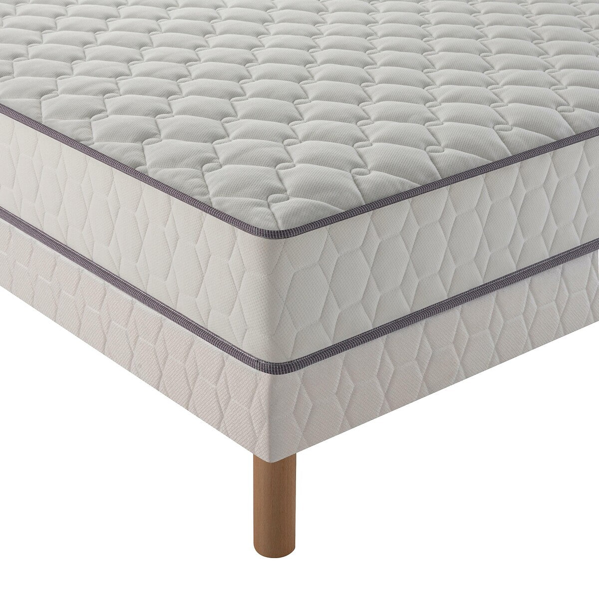 Matelas MERINOS Well Bed 520 ressorts ensachés, soutien ferme, accueil moelleux, 160x200cm