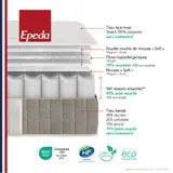Matelas Epeda 160x200cm Petale 2