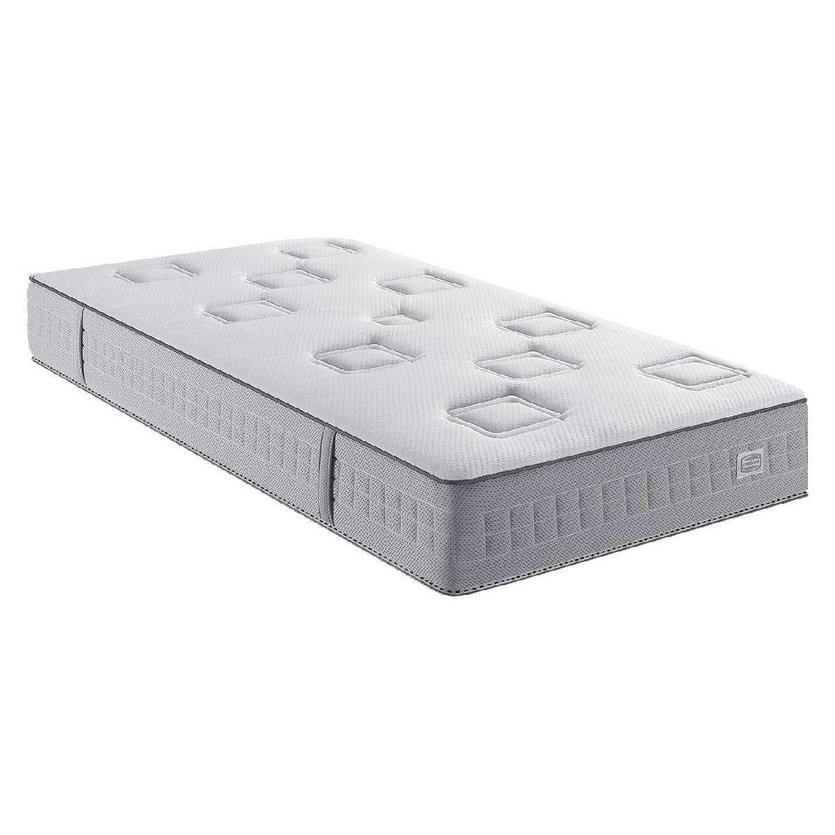 Matelas SIMMONS EQUILIBRE ressorts ensachés, soutien ferme, accueil morphologique, 160x200cm