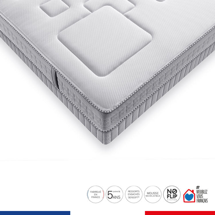 Matelas SIMMONS SW3 160x200cm ressorts ensachés
