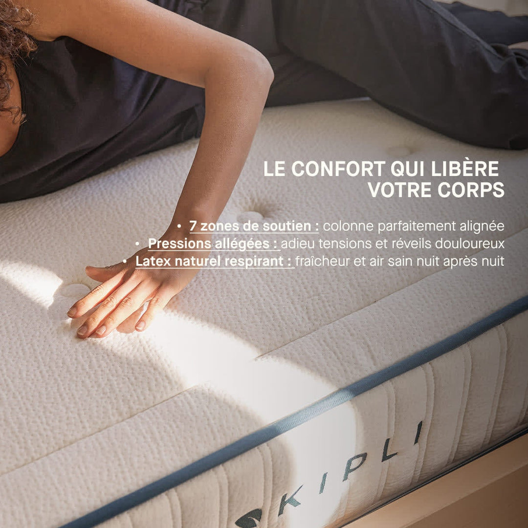 Matelas KIPLI Latex Naturel Premium 160x200cm — photo produit