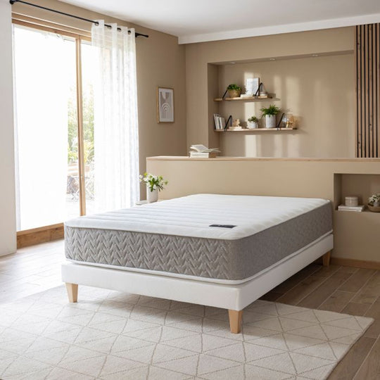 Matelas hybride TERRE DE NUIT L'envie en ressorts ensachés à mémoire de forme 160x200cm