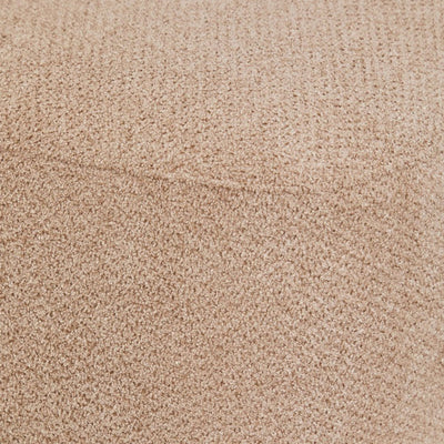 Méridienne droite SKLUM Coco en tissu chenille épais beige