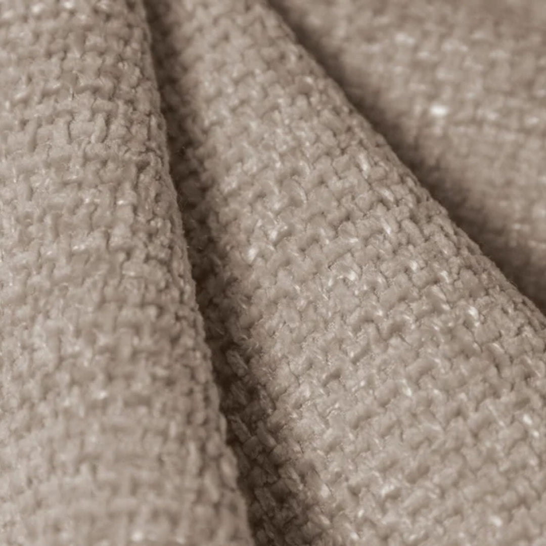 Méridienne MICADONI Miley en tissu chenille beige