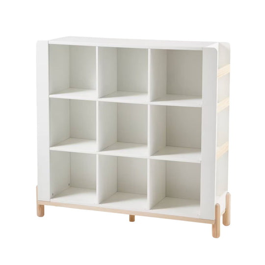 Meuble 9 cases VERTBAUDET blanc clair uni