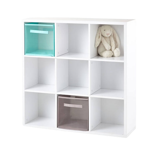 Meuble 9 cases VERTBAUDET blanc