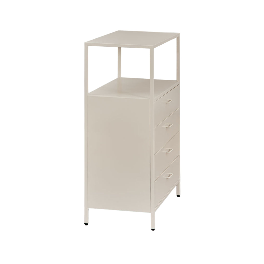 Meuble à tiroirs SKLUM Janine en acier beige