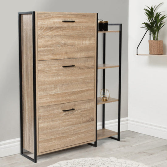 Meubles chaussures Alan 2 portes + etagere