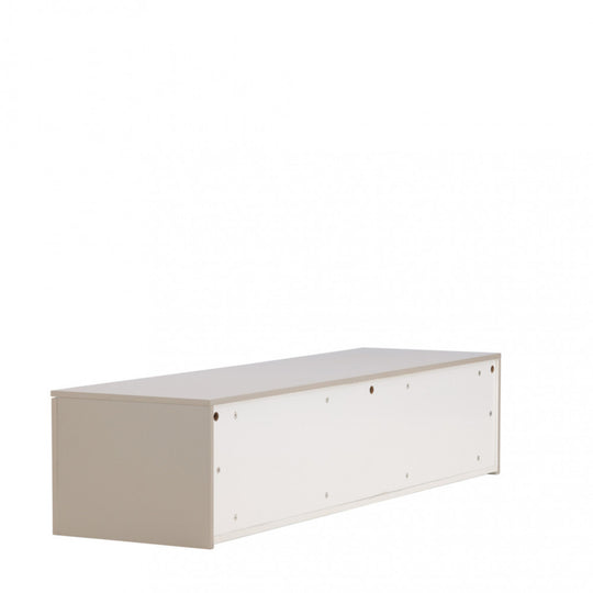 Meuble TV suspendu DRAWER Frihamn 2 tiroirs en bois L160cm beige