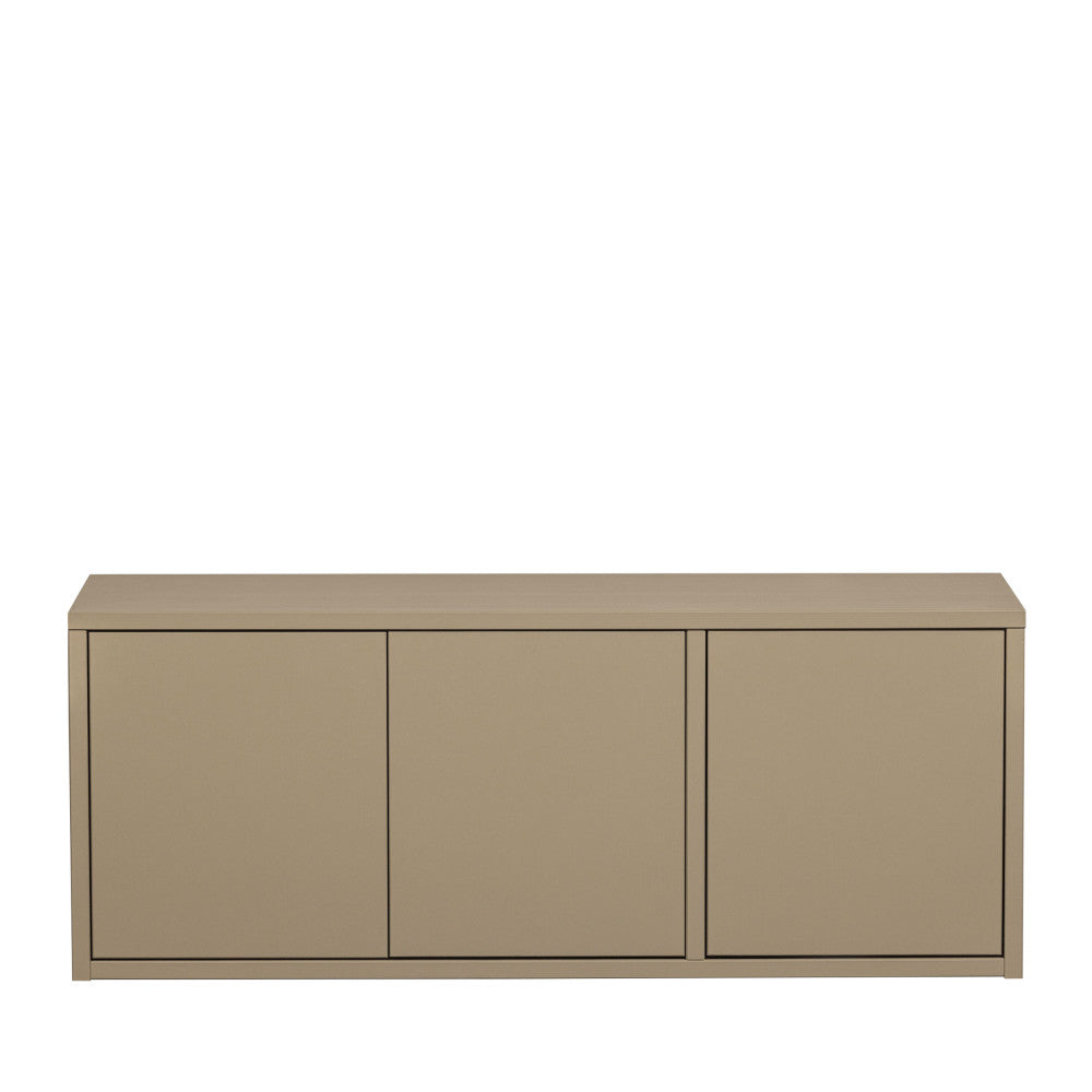 Meuble TV Drawer 3 portes en bois L120cm - Léger défaut